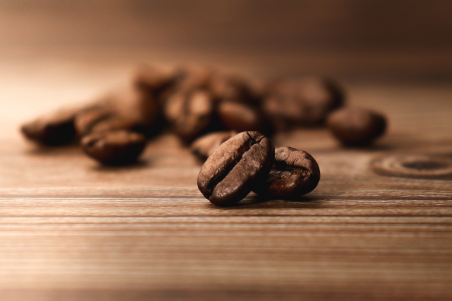 Fair trade coffee beans